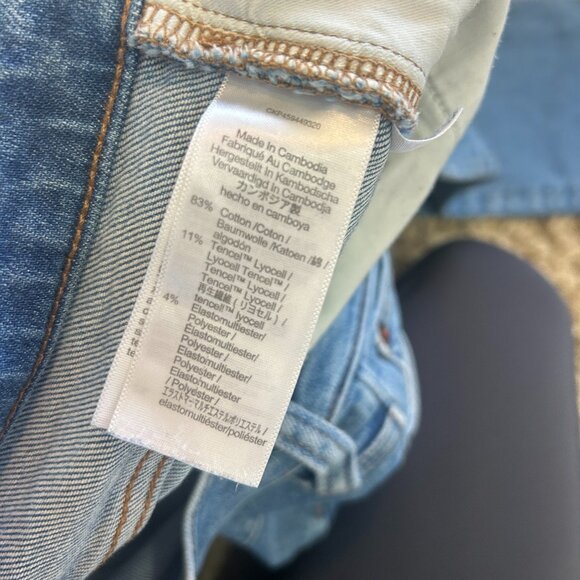 MADEWELL Cali Demi-Boot Jeans in Women's Size 29 Light Wash High Rise - Picture 7 of 7